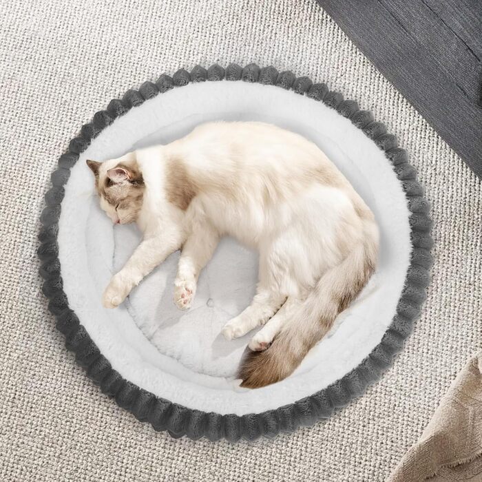 Килимок для котів XIAPIA, плюшевий, 58x20 см, сірий. М'який, теплий, ортопедичний, з нековзким дном