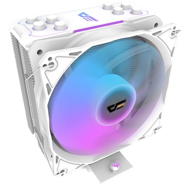 Кулер для процесора darkFlash Z4 Pro Mist White, 4-pin PWM, 5V 3-pin aRGB