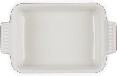 Форма для запікання Le Creuset прямокутна керамічна Tradition, 19 см, колір Овочевий червоний (Chambray)