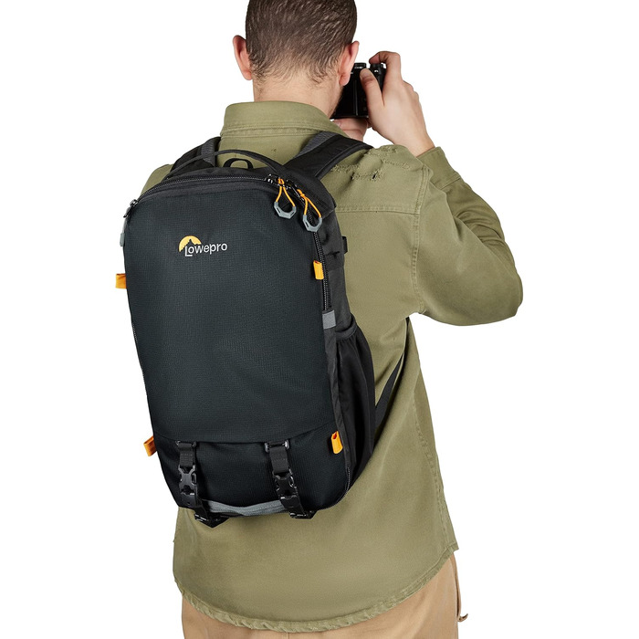 Рюкзак для камери Lowepro Trekker Lite BP 250, чорний, з відділенням для беззеркальної камери та аксесуарами