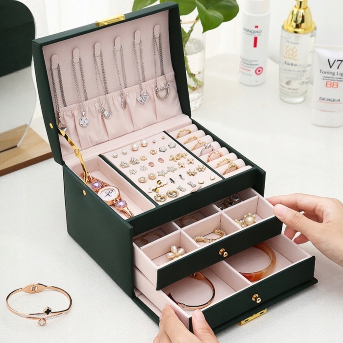 Скринька для прикрас у вигляді валізки з шухлядою