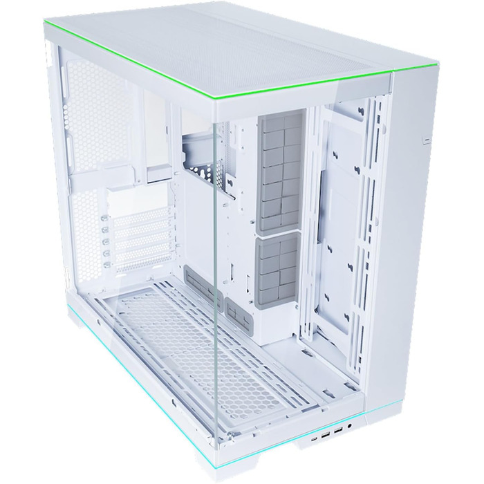 Корпус Lian Li O11D EVO RGB для ПК ATX: сталь, алюміній, загартоване скло, підтримка GPU 455 мм, радіатори 420 мм, RGB-підсвітка