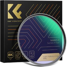 Фільтр K&F Concept Nano-X 67мм для нічної зйомки та астрофотографії (Natural Night) - зменшує світлове забруднення