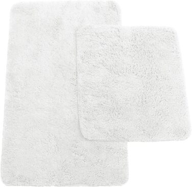 Brandsseller Green Bath Mat Set - 2 Piece Set (50x80cm & 45x50cm)