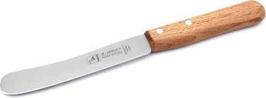 Ніж для булочок і масла Herder Solingen Buckelsmesser 22 см, нержавіюча сталь 1,5 мм, бук, ручна заточка, набір 2 шт.