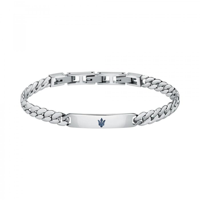 Браслет чоловічий Maserati Jewels з нержавіючої сталі синій JM222AVD05