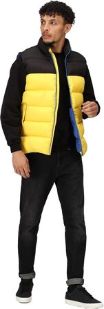 Жилет чоловічий Regatta Professional Vintage Puffer чорного кольору (Solarbetriebenes)