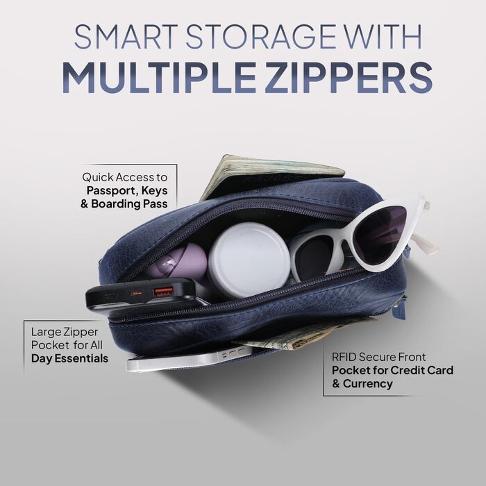 Сумка на пояс TheAntiq з натуральної шкіри, зелена, 20,3 x 12,7 x 7,6 см (8 x 5 x 3 дюйми). Сумка на пояс з декількома кишенями та регульованим ремінцем для подорожей та щоденного використання. Також підходить як крос-боді.