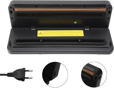 Вакуумний пакувальник Catoco 6-в-1: пакувальник, зварювач, з різаком, 30 пакетів, 38*18*7 см