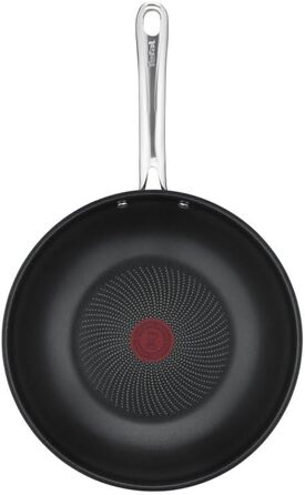 Сковорода Tefal Infinite індукційна 28 см, нержавіюча сталь, антипригарне покриття, термоіндикатор