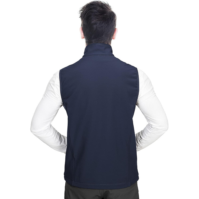 Чоловіча жилетка Softshell 33,000ft: водонепроникна, без рукавів, флісова, блакитна