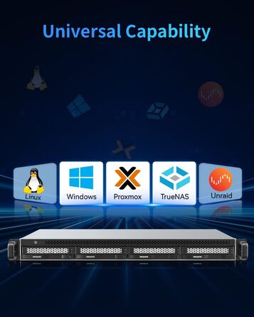 TERRAMASTER D4-320U: 4-слотове HDD корпус для монтажу в стійку з USB 3.2 Gen2 та 10 Gbit/s інтерфейсом, Hot-Swap, Plug-and-Play (без жорсткого диска)