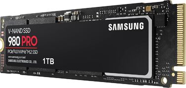 SSD Samsung 980 PRO 1TB NVMe M.2 PCIe 4.0 - Внутрішній SSD для геймінгу та редагування відео