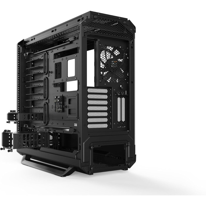 be quiet! Silent Base 802 Window: Чорний корпус ПК з 2 вентиляторами Pure Wings 2 та підтримкою радіаторів до 360 мм, 3-рівнева система керування вентиляторами