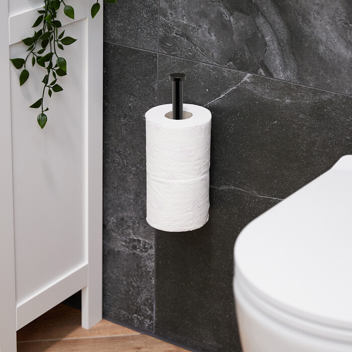 Relaxdays Self-adhesive roller towel holder