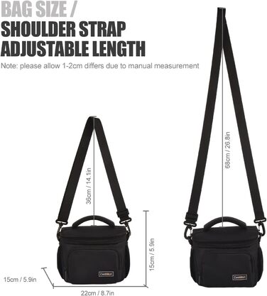 Водонепроникна фотосумка для дзеркальної камери Cwatcun (Canon, Nikon, Sony, Fuji)