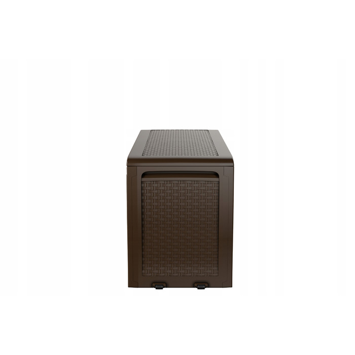 Садова скриня KETER Samoa Rattan Box 270 л, антрацит