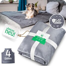 Водонепроникний килимок для собак Petpurry® 127x152 см (XL, сірий) - М'який, миючий, для дивана