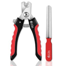 Професійний триммер для кігтів собак та котів з пилочкою. Нержавіюча сталь. Підходить для собак та котів будь-яких порід