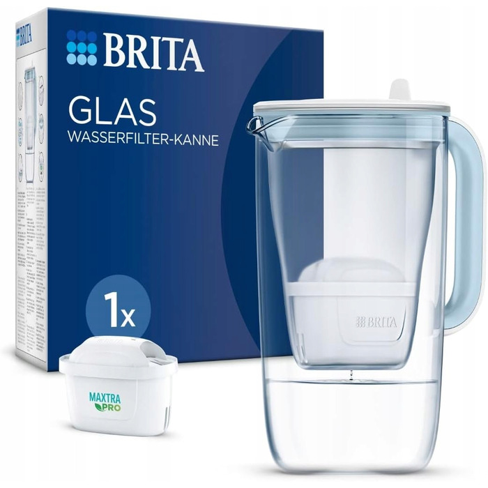 Фільтральний глечик Brita Glass, 2,5 л, прозорий