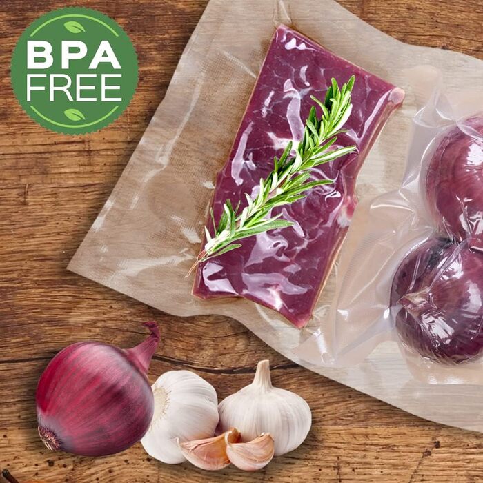 VacFreKep 200 Bag 28x40cm Vacuum Bags, Vacuum Sealer Bags for Food, BPA-Free Sous Vide Vacuum Bags, Bags for Vacuum Sealers and Foil Sealing Devices Suitable