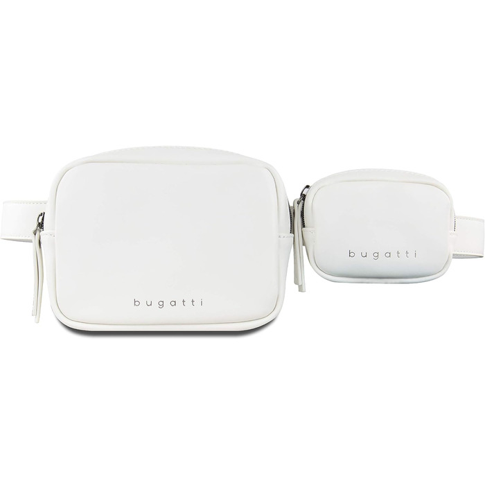 Сумка на пояс Bugatti Almata White - біла, оригінальна