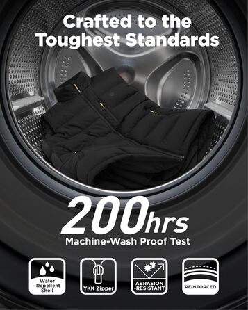 Тепла електрична жилетка InoKraft для чоловіків з підігрівом, акумулятор 8000mAh, USB-C, для зими, велоспорт, біг, хайкінг, XXL