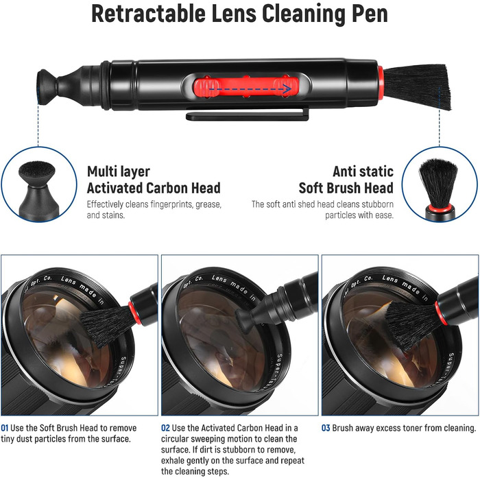 Набір фільтрів ND Neewer 77mm: ND2, ND4, ND8, ND16 для Canon, Nikon, Sony, Panasonic DSLR