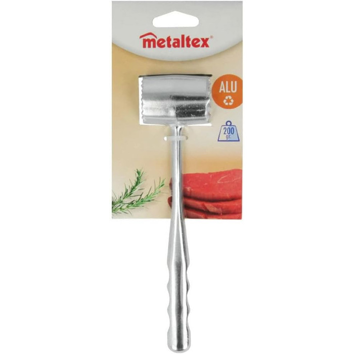 Металекс 255900010 М'ясний молоток 160 г / 20 см, алюмінієвий лит, алюміній