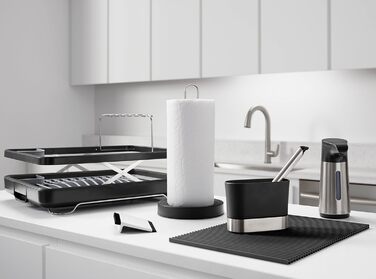 Kohler K-8624-0 Kitchen Scraper, Silicone and Nylon, Heat-Resistant, White and Anthracite, One Size