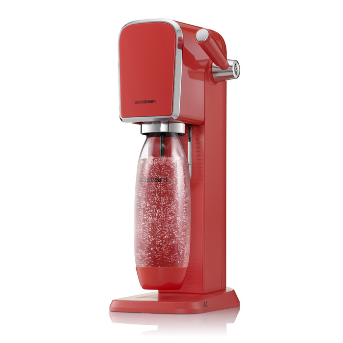 Сифонізатор для води SodaStream Art, червоний, 1 пляшка у комплекті