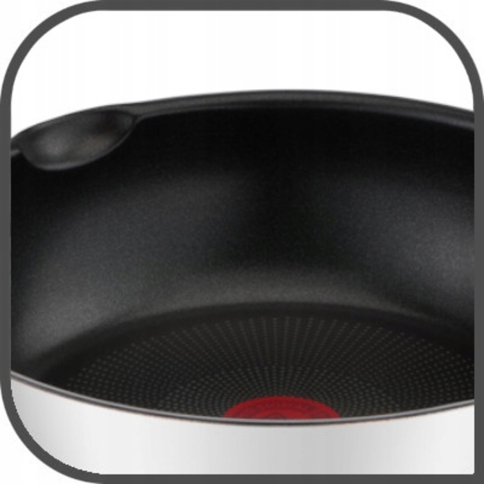 Набір сковорідок Tefal Emotion, титанове покриття, сріблясті, 3 предмети