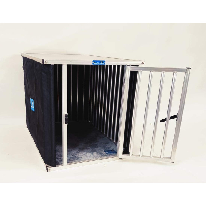 Callieway® ALU DOGBOX - Алюмінієва переноска для собак (XL) 95 x 66 x 70 см