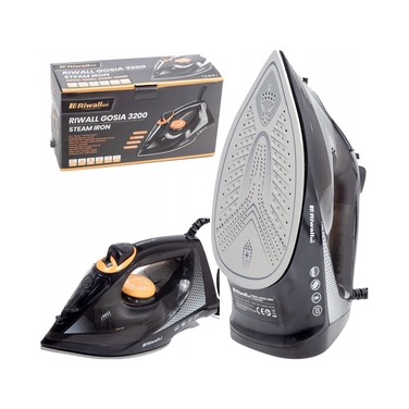 Парова праска з функцією самоочищення, керамічним покриттям та високою потужністю RIWALL