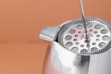 Френч-прес La Cafetière, подвійні стінки, нержавіюча сталь, 8 чашок, сріблястий