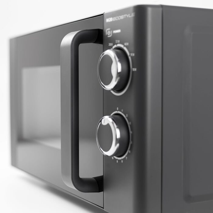 Мікрохвильова піч CASO M20 Ecostyle 20 л, 700 Вт, антрацит