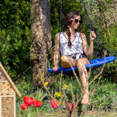 Relaxdays Round Hanging Chair