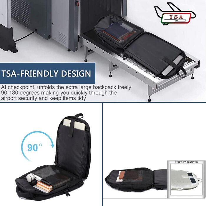 Жіночий рюкзак LIWAG 50L, водовідштовхувальний, з відділенням для ноутбука 17 дюймів, USB-порт, антикрадійний, для роботи, подорожей, школи, фіолетовий