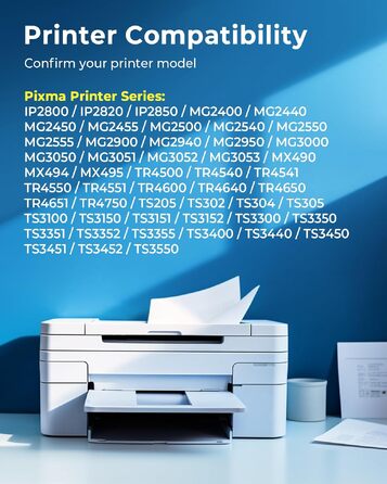 Картридж ECHALLENGE PG 545 XL чорний (замінник Canon 545), набір 2 шт. для принтерів Canon Pixma TS3350, TS3150, MG2550s, MG3050, MG2950, MX490, MX495, TR4550, TR4551