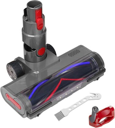 Насадка для пилососа Dyson V7 V8 V10 V11 V15 з LED-підсвічуванням та блокуванням витяжки, для твердих підлог та килимів