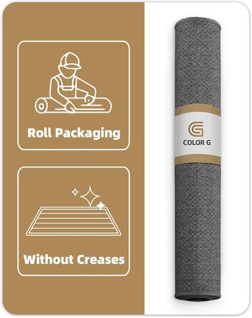 Тонкий килимок для входу COLOR&GEOMETRY, протибризковий та протиковзкий килим у передпокою, темно-сірий, 92 x 142 см