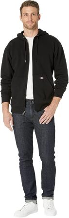 Чоловічий флісовий жилет-худі Dickies на блимавці, Regular Fit, чорний, розмір L