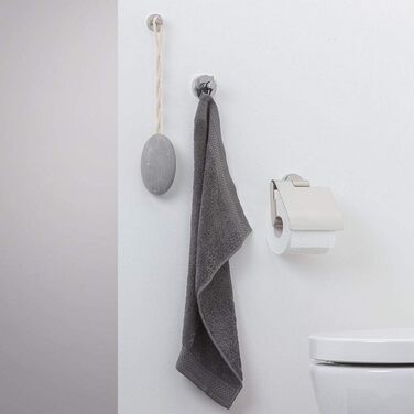 Tiger Boston Stainless Steel Toilet Paper Holder - Wall Mounted, Brushed Finish, Single Roll