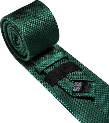 Костюмний аксесуар Barry.Wang: краватка, кишеньковий хустинка та запонки (Solid Green)