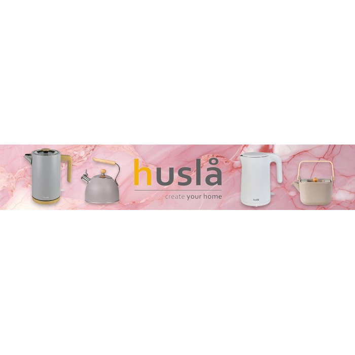 Електричний чайник Husla 73929, 2000 Вт, 1,5 л, чорний