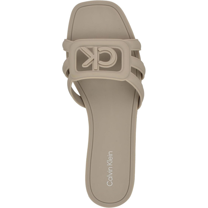 Сандалі жіночі Calvin Klein Yoana Flat Natur (38 EU) - бежеві повсякденні