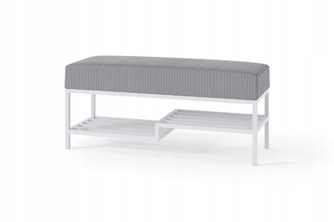 Оббита лавка Dominat без сховна, 80 x 45 x 35 см, багатоколірна