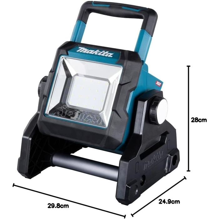Світлодіодний акумуляторний прожектор Makita ML003G 18-40V, 1100 лм, 2 режими яскравості, IP65, поворот 240°, без акумулятора та зарядного