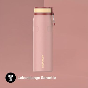 Термопляшка Stanley IceFlow Bottle Twist Flip 0.47L з кришкою-клапаном, герметична, Peach Rose