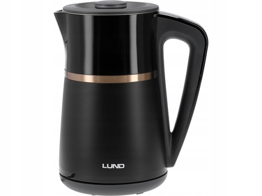 Електричний чайник Lund 68217, 2200 Вт, 1,7 л, чорний